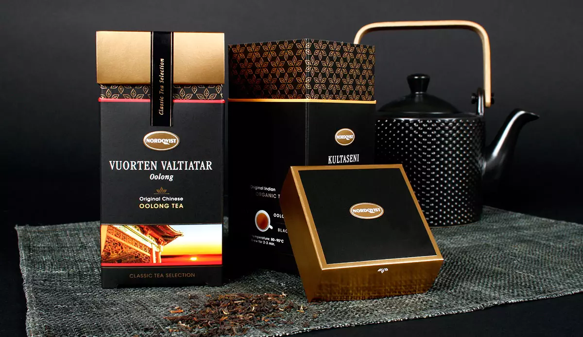 Nordqvist Classic Tea luxury packaging