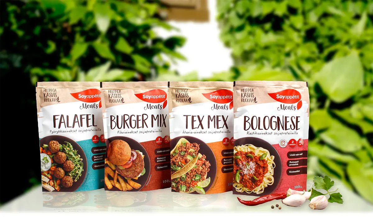 Soyappétit Meals package redesign Soyappétit Meals package redesign