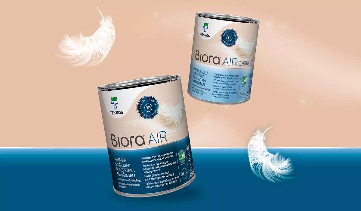 Brandisuunnittelu ja pakkaussuunnittelu Biora Air Teknos